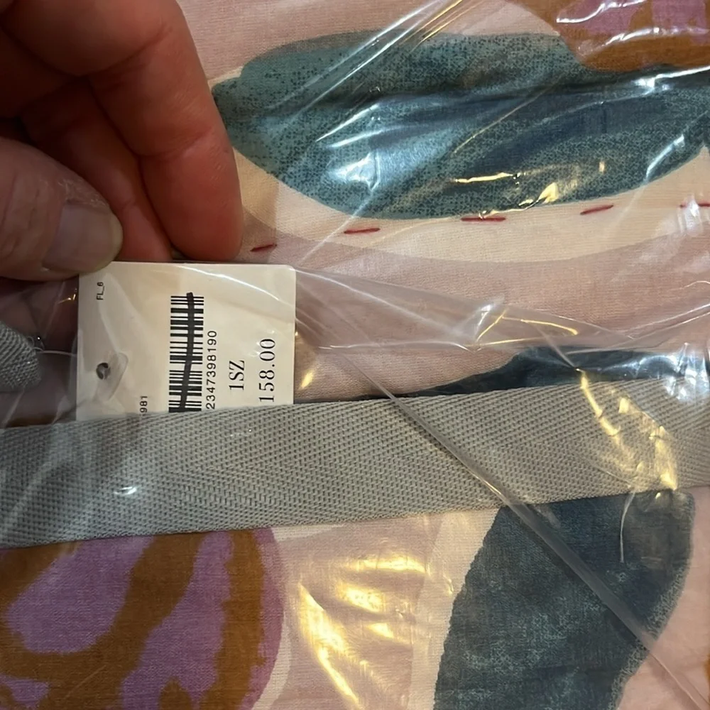Anthropologie Marvele Patchwork Bed Blanket 60” x 80” NWT